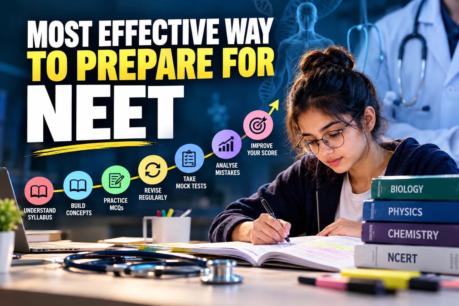 Most efficient way to prepare for NEET